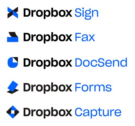 Brand New: New Glyphs for Dropbox’s Products by Play Sub Brands Logo, Sub Brand Logo Design, Iris Poster, Logo Design Examples, Classic Branding, Brand Architecture, Extension Designs, Symbol Logo, Tutorial Video