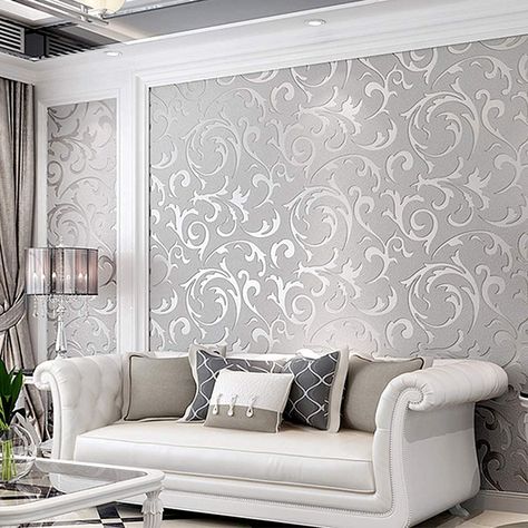 Wall Designs Ideas, Wallpaper Ideas For Living Room, Apple Iphone Wallpaper, Apple Iphone Wallpaper Hd, Victorian Wallpaper, Silver Wallpaper, Embossed Wallpaper, Iphone Wallpaper Hd, Tv Background