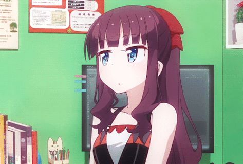 New Game!, Hifumi Takimoto New Game! Anime, Game Gif, Slice Of Life Anime, New Game, All Anime, Love Is Sweet, News Games, Cool Gifs, Art Wallpaper