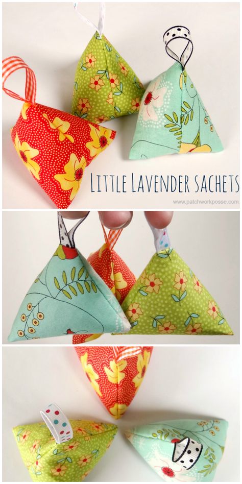 Lavender Crafts, Hand Sewing Projects, Sewing Tutorials Free, Scented Sachets, Lavender Bags, Small Sewing Projects, Lavender Sachets, Patchwork Quilting, Sewing Projects For Beginners