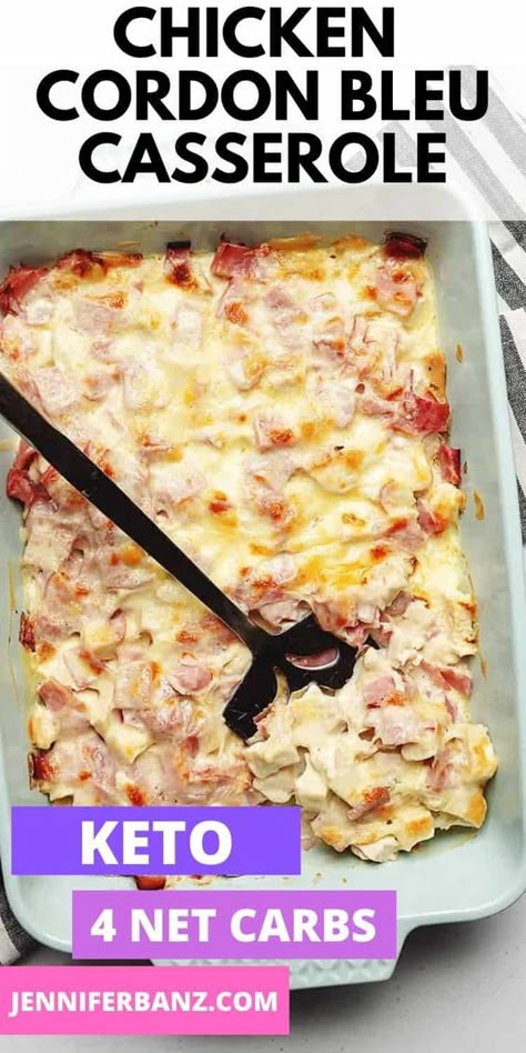 Keto Chicken Cordon Bleu Casserole, Keto Chicken Cordon Bleu, Casserole Low Carb, Cordon Bleu Casserole, Chicken Cordon Bleu Casserole, Low Fat Low Carb, Low Carb Low Fat Recipes, Low Carb Casseroles, Lost 100 Pounds