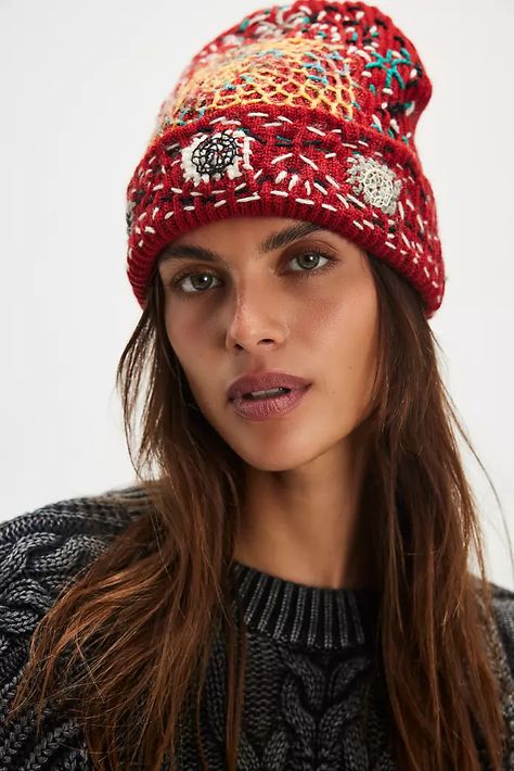 Shop All Accessories | Free People UK Rustic Crochet, Clothes Horse, Crochet Hat, Siena, Boho Outfits, Knitted Hats, Ribbed Knit, Vintage Inspired, Cool Outfits