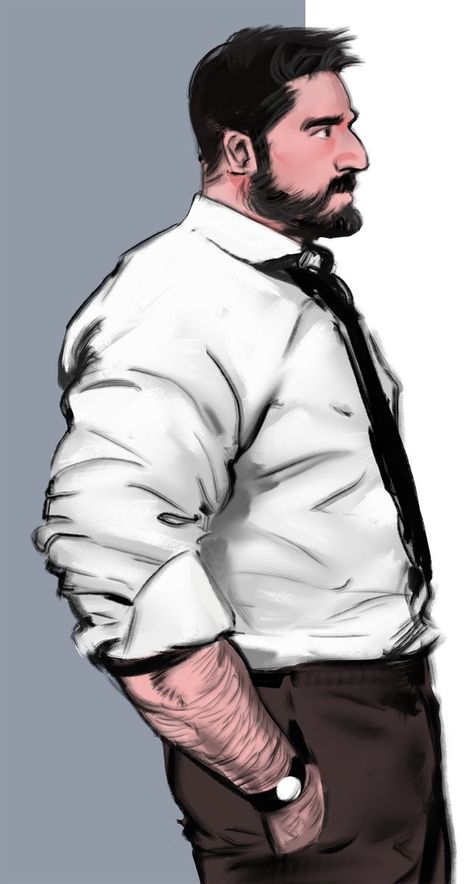 ArtStation - drawing Chubby Guy Drawing, Dad Bodies, Beard Drawing, Chubby Boy, Masculine Art, Chubby Men, Art Of Man, Guy Drawing, Character Design Male