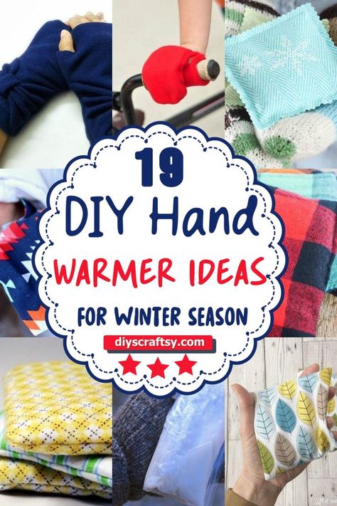 DIY Hand Warmer Ideas Diy Warmers Heating Pads, Diy Hand Warmers Long Lasting, Homemade Hand Warmers, No Sew Hand Warmers, Diy Hand Warmers No Sew, Sewing Hand Warmers, Diy Handwarmer, Hand Warmers Diy, Diy Hand Warmers Rice