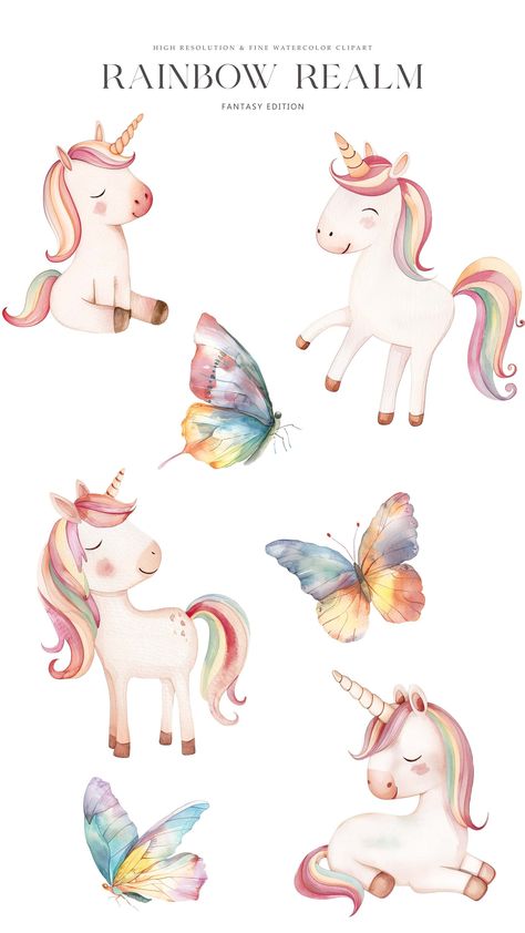 Moon Balloon, Unicorn Clipart, Sharpie Mug, Unicorns Clipart, Murals For Kids, Unicorn Illustration, Folk Art Flowers, Tea Diy, Drawing Clipart