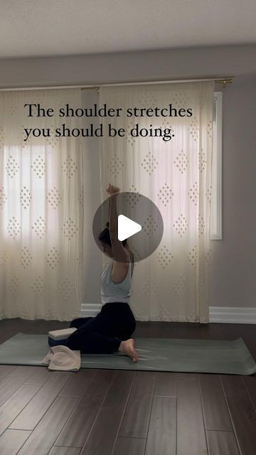 Power & Prenatal Yogi on Instagram: "Hit the link in my bio for your 30min. free shoulder class. I love creating quick classes based on one thing, it allows us to really focus on the reasons behind some of these poses. Things to consider: 🫧 always make sure movement in your shoulders feels good before stretching! We never want to do anything that will cause unnecessary discomfort. 🫧 Instead of a strap, for binds, I use a small towel. So, you can grab one too before class. 🫧 Lastly, for the fish pose (at the end of this reel) I use a roller instead of a pillow to support the spine. If you can feel supported while doing this, go for it! I find a block or roller is a little better than a pillow or bolster especially if you want to stretch the arms and pecs! Let me know what other poses y Supported Fish Pose Yoga, Fish Pose Yoga, Shoulder Stretches, Fish Pose, Small Towel, Go For It, Prenatal, The Fish, Do Anything