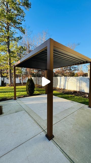 95K likes, 1,214 comments - dressyourdecor on January 26, 2024: "A pergola with an adjustable roof? Yes please! 😭 I’m obsessed with my newest Amazon addition to my patio by @miradoroutdoor It is sturdy, beautiful and super modern! This was a breeze to put together thanks to the exceptional installation service offered by Mirador and we finally get to enjoy the outdoors with or without shade as we please! If you are on the hunt for that perfect pergola, I highly recommend this. The louvered p Louvered Pergola Ideas, Pagola Ideas Pergolas, Pergalo Ideas Pergolas, Metal Pergola Ideas, Screened Pergola, Roof Addition Ideas, Adjustable Pergola, Pergola Roof Ideas, Pergola Ideas Backyard