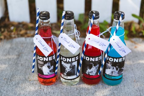 Personalized Jones Sodas Wedding Favors Jones Soda, Wedding Stories, Real Weddings Photos, Color Theme, Wedding Story, Marry Me, Intimate Wedding, Wedding Pictures, Graduation Party