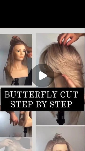 How To Ask For A Butterfly Haircut, Butterfly Haircut Tutorial Easy, Butterfly Haircut Step By Step, Butterfly Cut For Long Hair, Butterfly Cut Diy, How To Do Butterfly Haircut Long Hair, Butterfly Haircut Tutorial Step By Step, Back View Layered Hair, Butterfly Haircut Diy Tutorial