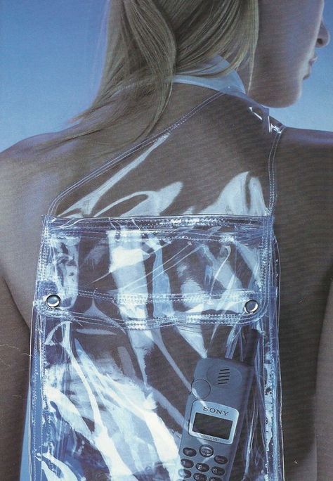 Clear vinyl one-shoulder backpack lets you carry your belongings in style.. DIY the look yourself: http://mjtrends.com/pins.php?name=clear-vinyl-for-backpack_3 One Shoulder Backpack, Space Grunge, Futuristic Fashion, Ex Machina, Retro Futurism, Clear Vinyl, Fashion Details, Editorial Fashion, Style Guides