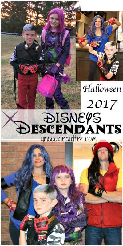 Descendants Costumes were the theme for Halloween this year!  Shop this post to find out how we pulled them together. Decendents Costumes, Descendants Costumes, Descendants Party, Costumes For Halloween, Home Improvement Tv Show, Funky Home Decor, Halloween This Year, Disney Descendants, Family Halloween Costumes