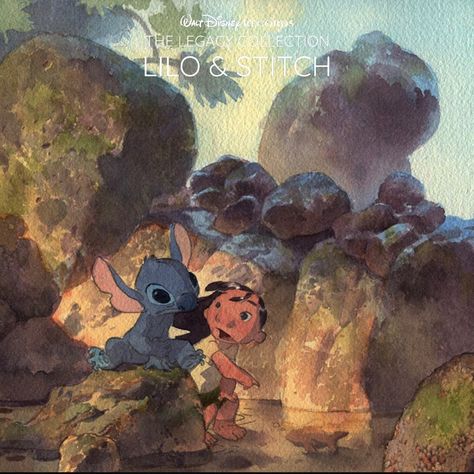 Custom artwork for 'Lilo & Stitch' in the style of Disney's The Legacy Collection. I used concept art from the film for this one. Visual Development Art, Lilo And Stitch 2002, Animation Disney, Lilo Y Stitch, Lilo Et Stitch, Disney Concept Art, Walt Disney Animation, Art Disney, Art Et Illustration