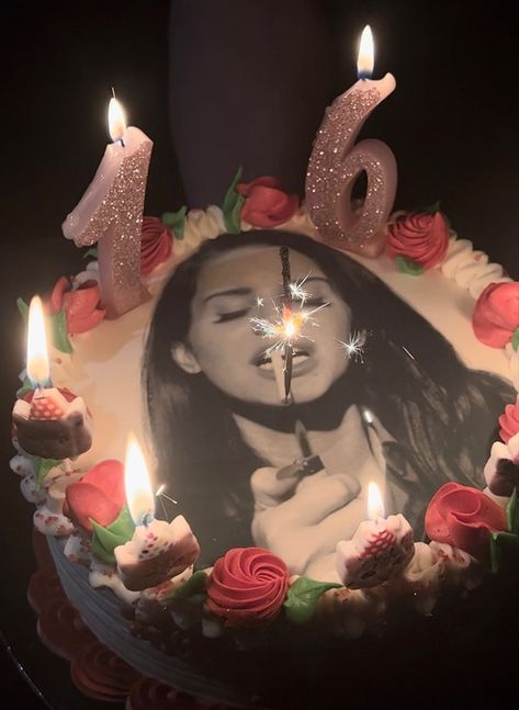 lana del rey cake | sweet sixteen Ldr Birthday, Lana Del Rey Cake, Vintage Birthday Cakes, 16 Cake, Sweet 16 Cakes, 18th Birthday Cake, Birthday Planning, Pretty Birthday Cakes, Cute Birthday Cakes