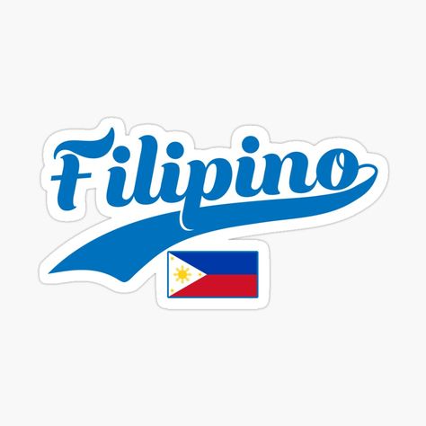 Get my art printed on awesome products. Support me at Redbubble #RBandME: https://www.redbubble.com/i/sticker/Filipino-Pride-Philippines-Classic-Pinoy-Flag-by-d247/62477339.EJUG5?asc=u Filipino Subject Design, Filipino Logo, Philippines Logo, Subject Design, Filipino Design, Filipino Pride, Subject Labels, Logo Aesthetic, My Little Pony Birthday Party