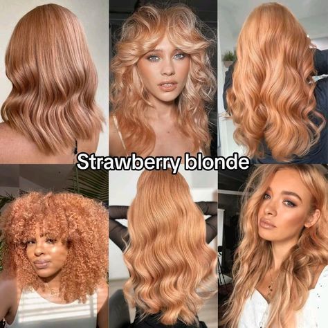 Strawberry Blonde Formula, Strawberry Blonde Short Hair, Golden Strawberry Blonde Hair, Dimensional Strawberry Blonde, Apricot Hair, Best Blonde Hair, Strawberry Blond, Blonde Shades, Blonde Hair Transformations