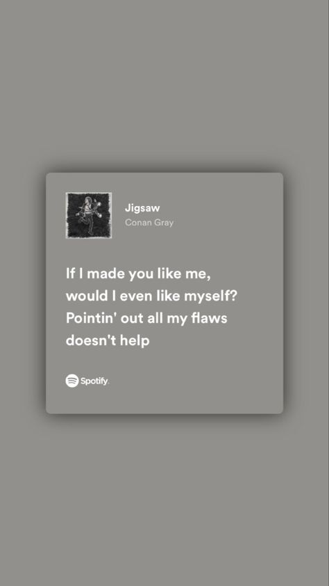 Conan Gray Wallpaper Jigsaw, Jigsaw Conan Gray Wallpaper, Conan Gray Super Ache, Jigsaw Lyrics, Super Ache, Conan Gray Lyrics Aesthetic, Jigsaw Conan Gray, Conan Gray Jigsaw, Conan Lyrics