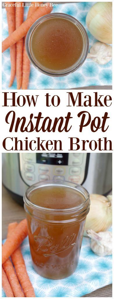 How to Make Instant Pot Chicken Broth for (almost) FREE Instant Pot Chicken Broth, Instant Pot Chicken Stock, Make Chicken Broth, Chicken Broth Recipes, Chicken Stock Recipe, Stock Recipes, Homemade Chicken Stock, Bone Broth Recipe, Broth Recipes