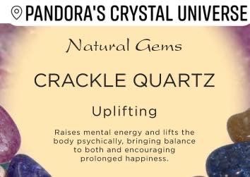 Crackle Quartz Crystal Meaning, Crackle Quartz Meaning, Witchcraft Notes, Quartz Meaning, Gemstones Chart, Crackle Quartz, Mental Energy, Witchy Stuff, Crystal Healing Stones