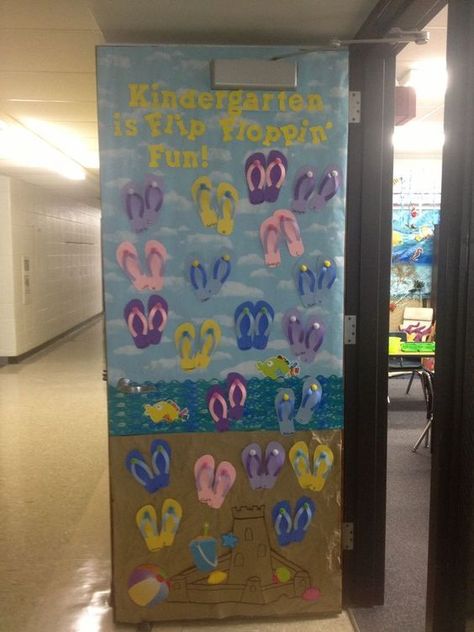 40+ Summer Bulletin Board decor & Classroom door decor ideas for 2019 - Hike n Dip Beach Theme Door, Beach Theme Classroom, Anchor Theme, Teacher Appreciation Doors, Ocean Classroom, Ocean Theme Classroom, Beach Themed Crafts, Preschool Bulletin, Teacher Doors