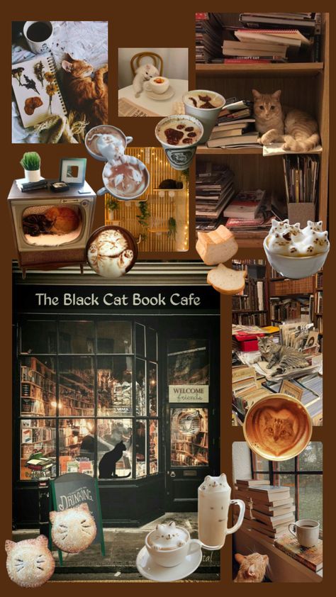 I will go to a cat cafe in my life time ✨🥹🤎 #manifest #manifesting #brown #vintage #aesthetic #cats #kitten #food Cat Cafe Japan, Brown Vintage Aesthetic, Cat Bar, Cafe Japan, Aesthetic Cats, Friends Drinks, Kitty Cafe, Cafe Aesthetic, Kitten Food