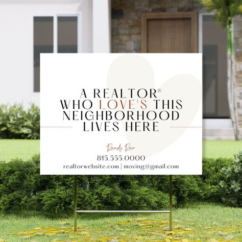 Neighborhood Realtor Real Estate Sign Yard Sign for Real Estate Agents and Real Estate Brokers Canva Template Neighborhood Signs, Diaper Party Invitations, Sale Signage, Real Estate Yard Signs, Realtor Signs, White Template, Marketing Real Estate, Real Estate Sign Design, Real Estate Signs