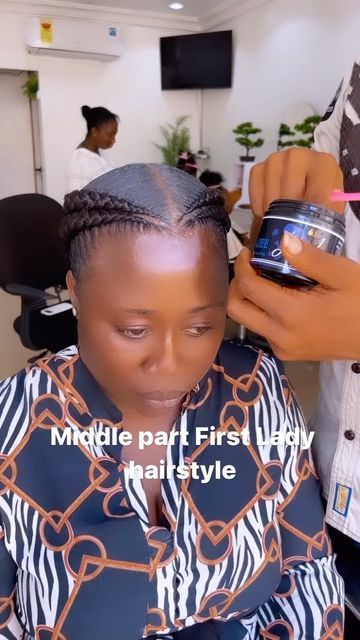 Four Cornrows, Ghana Braids Cornrows, Braids Cornrows, Ghana Wedding, Cornrows Styles, Natural Hair Cuts, Ghana Braids, 2piece Outfits, Natural Hairstyle