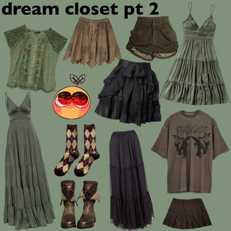 Grunge Fairy Outfits Aesthetic, Fairygrunge Clothes, Dark Fairy Core Outfits, Fairygrunge Outfits, Fae Core, Summer Fairy Grunge, Ella Outfit, Enby Outfits, Fairy Grunge Outfit