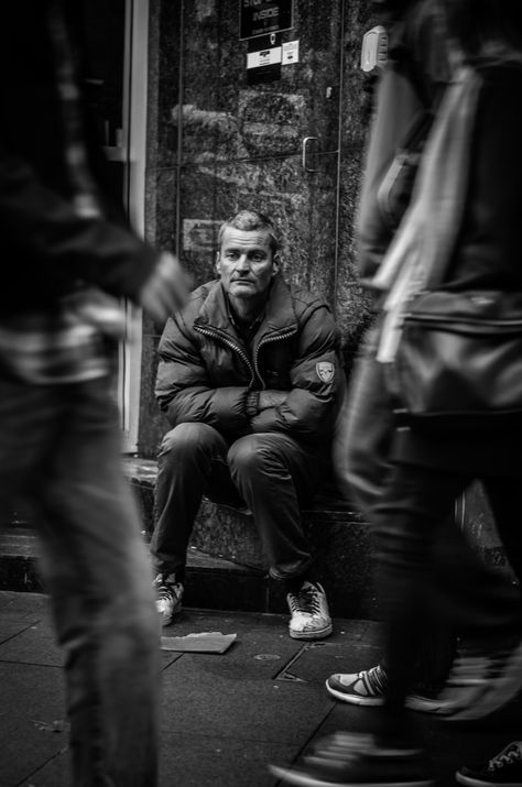 Photo of a homeless guy i took Homeless Photoshoot, Homelessness Photography, Homeless Photography, Social Documentary Photography, Walking Pictures, Dog Portrait Photography, Social Photography, Filmmaking Cinematography, Street Pictures