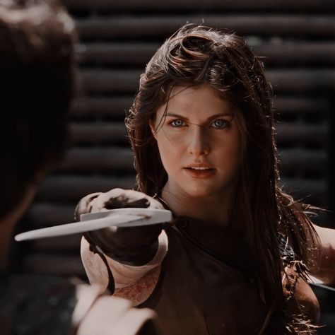 made by me | @amledits Percy Jackson Lightning Thief, Annabeth Percy Jackson, Percy Jackson Movie, Demi God, Sea Of Monsters, Greek Mythology Humor, Annabeth Chase, Alexandra Daddario, Badass Women