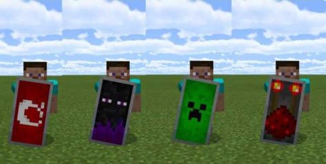 Minecraft Shield, Cool Banner Designs Minecraft, Minecraft Banner Patterns, Shield Designs, Minecraft Banner, Best Banner Design, Minecraft Banner Designs, Minecraft Banners, Best Banner