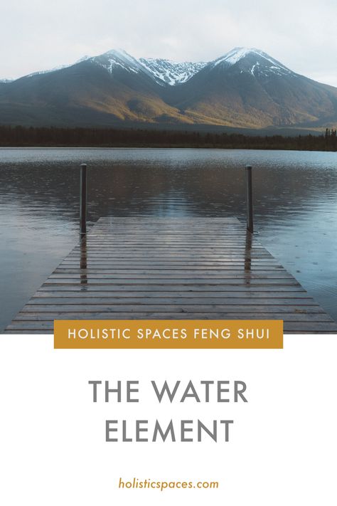 Water Feng Shui, Feng Shui Water Element, Natural Home Design, Element Quiz, Yoga Space At Home, Dark Lake, Feng Shui Kitchen, Blue Code, Holistic Home