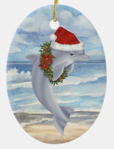 Winter The Dolphin Wallpaper, Hot Gril, Dolphin Christmas, Rainbow Dolphin Image, Dolphins And Rainbows, Dolphin Drawing, Beach Rainbow, Glass Dolphin, Christmas Graphics