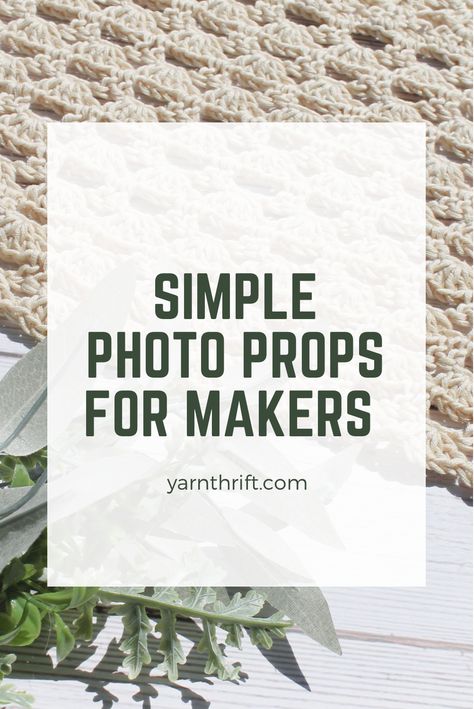 Diy Product Photography Setup, Diy Photo Props, Photo Props Diy, Etsy Tips, Etsy Seo, Crochet Tips, Simple Photo, Business Photos, Small Business Tips