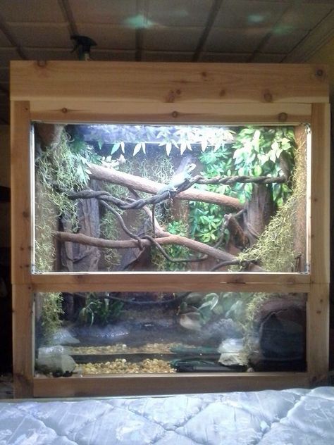 Enclosure Ideas Diy Reptile Cage, Snake Enclosure Ideas Diy, Snake Enclosure Ideas, Lizard Cage, Snake Cage, Iguana Cage, Snake Cages, Diy Reptile, Snake Terrarium