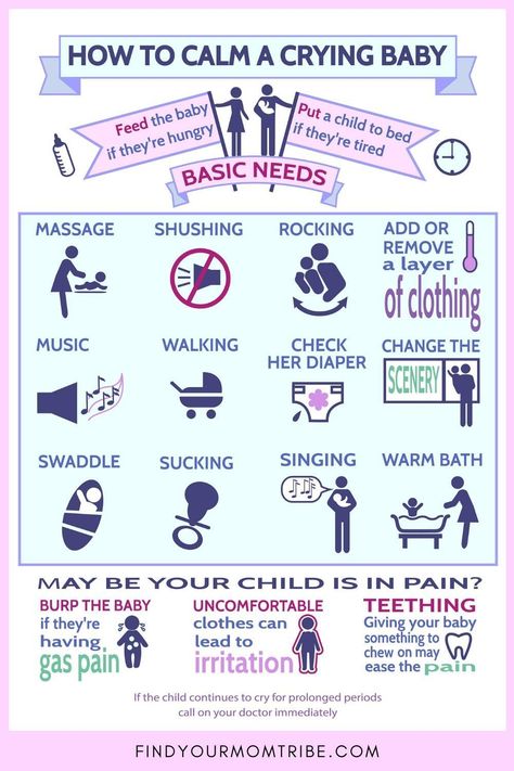 Baby Infographic, Baby Guide, Colicky Baby, Bringing Baby Home, Crying Baby, Newborn Mom, Baby Life Hacks, Baby Care Tips, Baby Prep