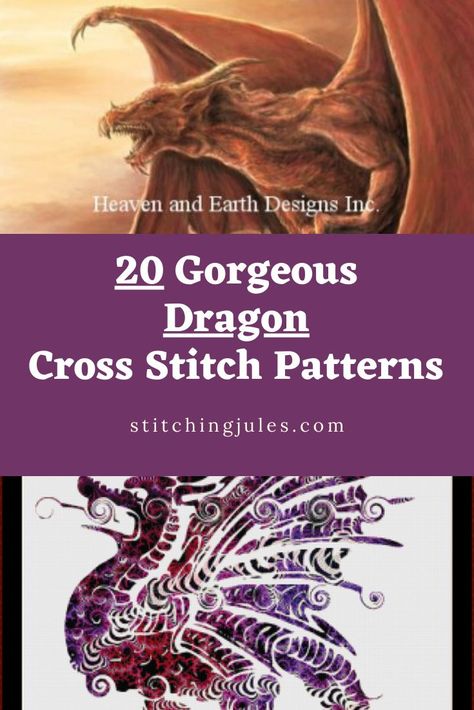 Dragons are some of the most stunning images to cross stitch. There are countless patterns found all over the internet featuring dragons of all shapes, sizes, and colors. However, when it comes to selecting the… Dragon Cross Stitch Patterns, Heaven And Earth Designs, Cross Stitch Free, Free Cross Stitch Designs, Cross Stitch Pattern Maker, Free Cross Stitch Charts, Unique Cross Stitch, Dragon Cross Stitch, Cross Stitch Tutorial