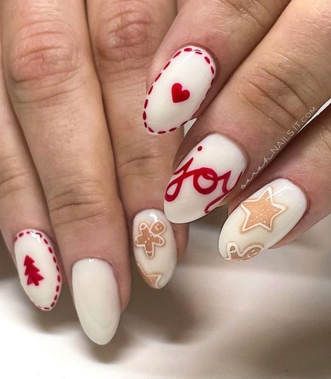 45+ White Christmas Nails Design Ideas White Christmas Nails Design, White Christmas Nails, Christmas Nails Ideas, Christmas Nails Easy, Cute Christmas Nails, Christmas Gel Nails, Summery Nails, Casual Nails, Christmas Nails Acrylic