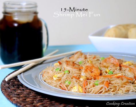 Mai Fun Noodles Recipe, Shrimp Mei Fun Recipe, Mei Fun Noodles, Mei Fun Recipe, Mai Fun, Mei Fun, Vermicelli Recipes, Chinese Cooking Recipes, Dinner Entrees