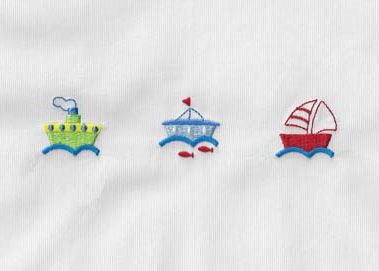 Boat Embroidery, Embroidered Baby Clothes, Clothes Embroidery Diy, Diy Embroidery Designs, Embroidery Tshirt, Embroidery Book, Baby Embroidery, Embroidery On Clothes, Embroidery Motifs