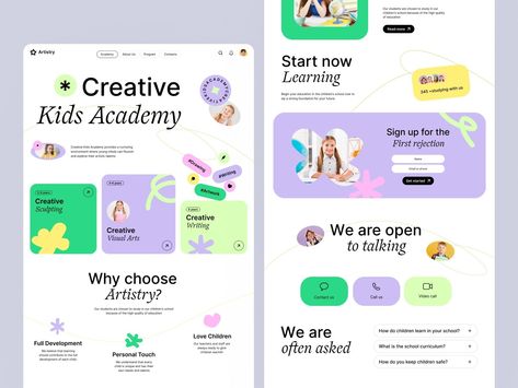 Learn with the best at Kids Academy! We offer a variety of educational resources for kids of all ages. #kidsacademy #education . #Language_Learning_Website_Design #Course_Website_Design_Inspiration #Primary_School_Website_Design #Edtech_Website_Design Math Website Design, Website Design Figma, Kids Website Design, Building Designing, Web Developer Portfolio, Teen Web, Educational Websites For Kids, Colorful Website, Learn Math