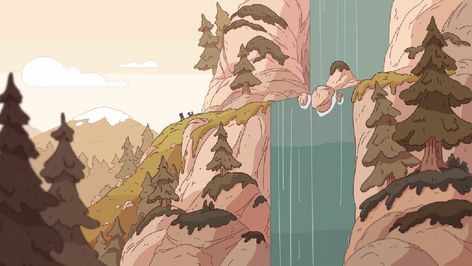 Hilda Landscape, Hilda Aesthetic, Hilda Cartoon, Bg Design, Arte Inspo, Cartoon Background, Animation Background, Environment Concept Art, Environmental Art