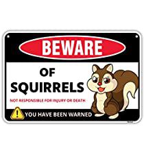 Check this out! Beware Sign, Squirrel Home, Squirrel Decor, Goat Gifts, Squirrel Gift, Squirrel Funny, Goat Lover, Funny Presents, You Have Been Warned