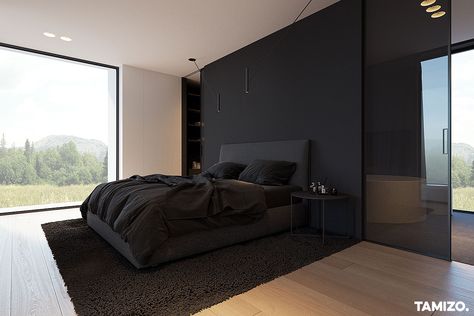 Black Bedroom Design, Black Bedroom Decor, Luxury Bedroom Design, Black Bedroom, Luxury Bedroom Master, Bedroom Bed Design, Modern Bedroom Design, Dream Rooms, Home Room Design