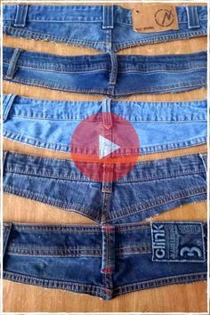 Denim Jeans Diy, Denim Jeans Recycled, Denim Bags From Jeans, Upcycled Denim Diy, Återvinna Jeans, Diy Jeans Crafts, Old Jeans Recycle, Artisanats Denim, Diy Old Jeans