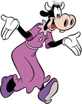 Clarabelle Cow Disney, Clarabelle Cow, Minnie Mouse Drawing, Disney Clipart, Disney Illustration, Cartoon Crazy, Classic Cartoon Characters, Disney Favorites, Fancy Fold Cards