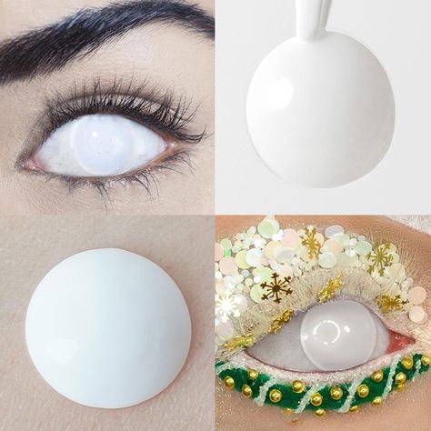 All White Contacts, Star Contacts, White Eye Contacts, White Out Contacts, White Contacts, Storm X Men, Greek God Costume, White Contact Lenses, Cool Contacts