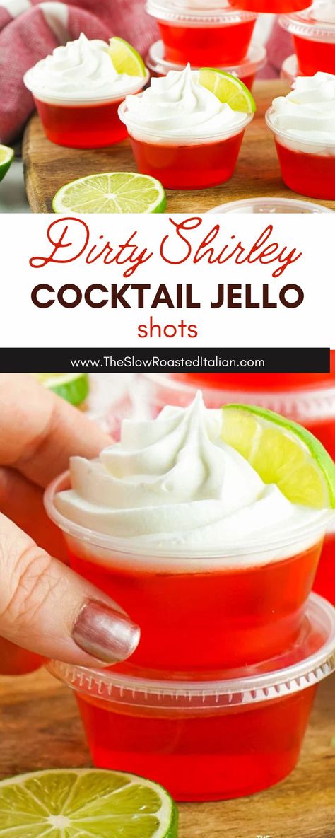 Vodka Jello Shots Recipe, Vodka Jello Shots, Jello Shots Recipe, Jello Shots Vodka, Jello Pudding Shots, Dirty Shirley, Jello Mold Recipes, Jell O Shots, Cocktail Drinks Alcoholic