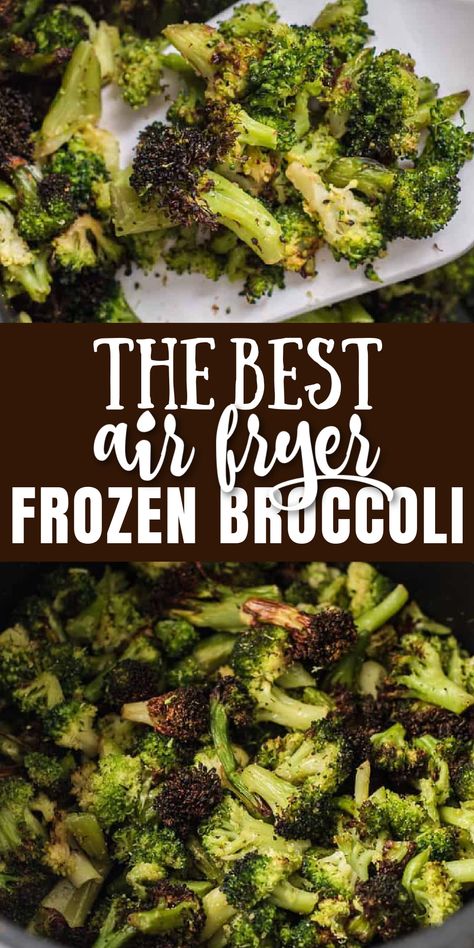 Airfryer Broccoli Frozen, Air Fry Frozen Broccoli Recipe, How To Cook Frozen Broccoli In Air Fryer, Air Fryer Roasted Broccoli From Frozen, Airfry Frozen Broccoli, Frozen Brocolli In Air Fryer, Crispy Air Fryer Broccoli, Ways To Cook Frozen Broccoli, How To Air Fry Frozen Broccoli