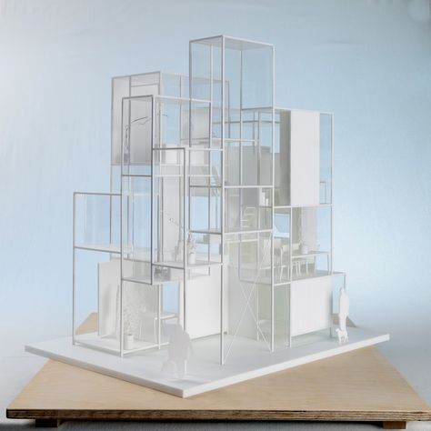 conceptMODEL Cubes Architecture, House Tokyo, Concept Models Architecture, Sou Fujimoto, Architectural Sculpture, Arch Model, Architectural Models, Architecture Model Making, Cube Design