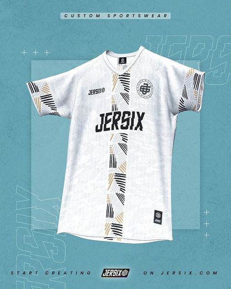 Here's an inspiration for your next Jersey 👕

Get started on Jersix.com now, configure your new kit or request a "Super Design" if you are looking for perfection. Cricket T Shirt Design, Jersey Futsal, Minimal Shirt Design, Cycling Jersey Design, Football Shirt Designs, Best Jersey, Sports Tshirt Designs, Sport Shirt Design, Custom Sportswear